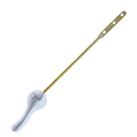 Jones Stephens Chrome Plated Tank Trip Lever with 8in. Brass Arm, Metal Spud and Nut T01001L